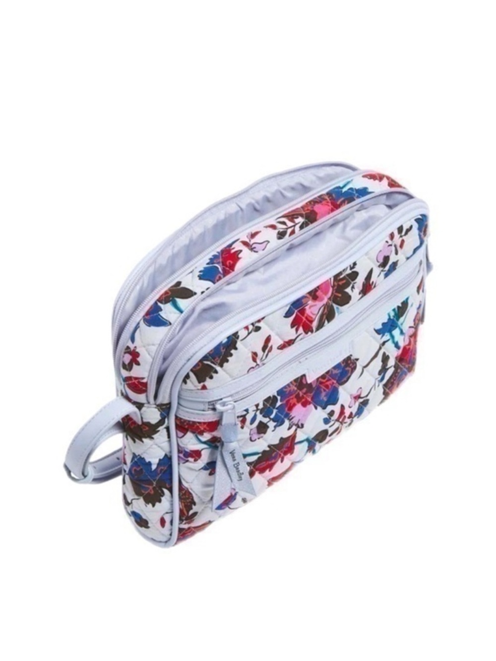 Vera Bradley Trimmed Crossbody Bag in Vineyard Floral Cotton